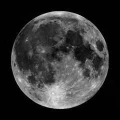 Wall Mural - craters in the surface of the moon. elements of this image furnished by nasa's scientific visualizat