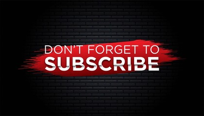 Subscribe background template.