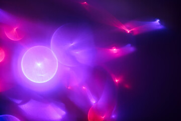 Poster - Beautiful bokeh abstract colored  Background texture for design.
