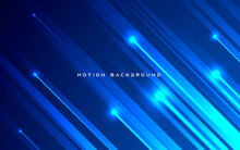 Blue Diagonal Motion Light Background