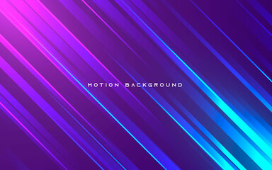 Wall Mural - Purple and blue gradient diagonal motion light background