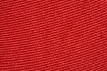 Red fabric texture background close up