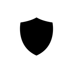 Poster - shield logo template flat illustration. shielding icon security and protector symbol isolated on whi
