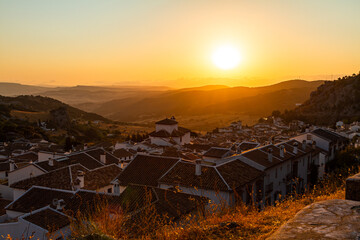 Sunrise in a Southern Spain village 