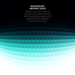 Poster - An abstract background with a geometric texture of triangles. White copy space for text.