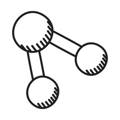 Poster - share symbol icon, line style