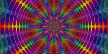 Fractal Rainbow Circles And Patterns
