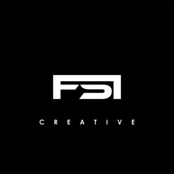 FSI Letter Initial Logo Design Template Vector Illustration	
