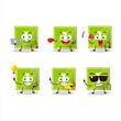 © kongvector - Toys block one cartoon character with various types of business emoticons