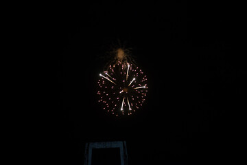 fireworks in the sky