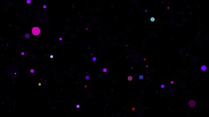Wall Mural - Abstract background of multicolored dust particles floating beautiful. Floating particles of colored dust for a movie title or presentation theme.
