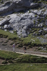 Sticker - Hiking in the mountains