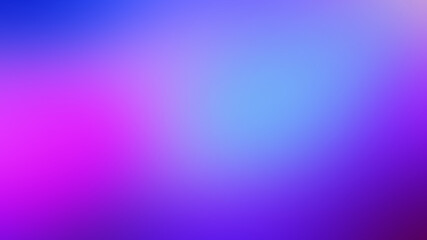Abstract blurred blue, pink and purple gradient background