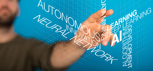 Aufkleber - robot automation ai future digital