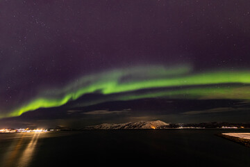 polar lights northern lights aurora borealis norway alta