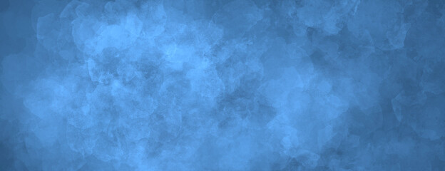 Canvas Print - blue simple rich spotted stylish background for banners, cards, brochures, flyers, covers. Background with the effect of watercolor stains of paint.