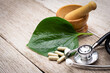 © NIKCOA - Herbal capsules pill, Betel leaf ( Piper sarmentosum )