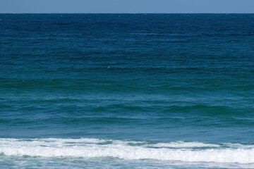 Beautiful sea scene, Seascape background, Blue sea, Waves