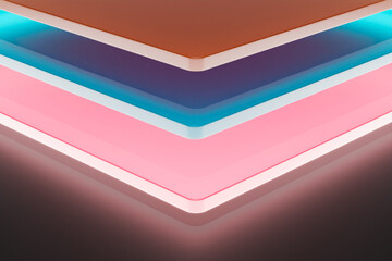 Poster - Abstract frosted glass background. Data base and technology concept. 3d rendering - illustration.
