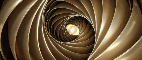 Poster - Abstract golden background. 3d rendering - illustration.
