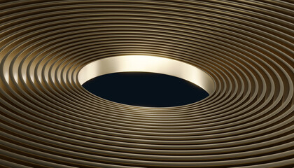 Poster - Abstract golden background. 3d rendering - illustration.
