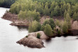 las oraz jezioro na terenach pokopalnianych węgla brunatnego