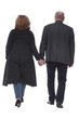 © ASDF - rear view. an elderly couple walking away