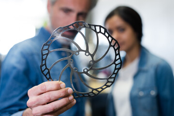 close up of bicycle tools