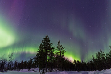 aurora boreal en finlandia