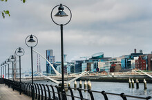 Lanterns On Quay , Views Of Dublin