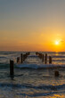 © Ofir - Old quay in a sea sunset