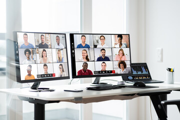 Poster - Video Conference Meeting Call