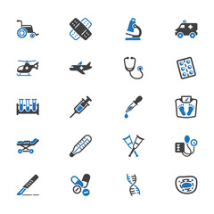 Sticker - Medical Supplies & Equipment Icons