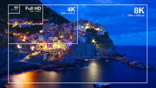 Visual Comparison Between Different TV Resolution Sizes
