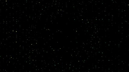 Wall Mural - Glittering particle dust abstract background. Sparkling particles of dust for a movie title or presentation theme.