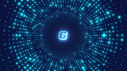 Wall Mural - countdown clock video animation
