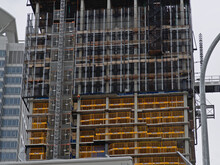 AUCKLAND, NEW ZEALAND - Aug 13, 2019: The Pacifica Building Construction Site