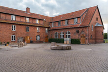 Old Stone House As School In Denmark