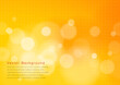 Abstract yellow background, Bokeh of shining light, Vector Graphics, 