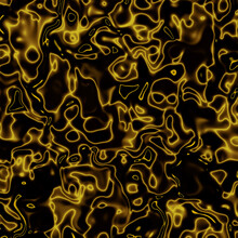 Yellow Black Abstract Background, Pattern With Stars