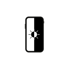 Aufkleber - On and off switch icon. Dark and light mode switcher. Vector on isolated white background. EPS 10