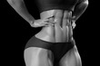 © PixlMakr - Strong muscular female body