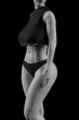 © PixlMakr - Beautiful slim and curvy female in black panties