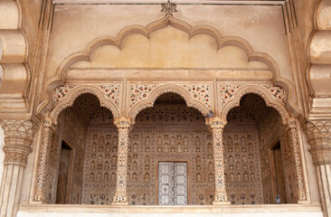 Wall Mural - Diwan-i-Am, Hall of Public Audience in Red Fort of Agra, India