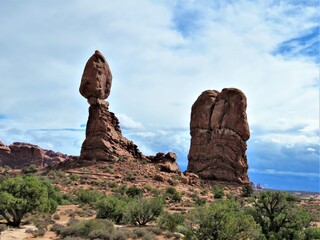 Wall Mural - Balance Rock at Moab National Park