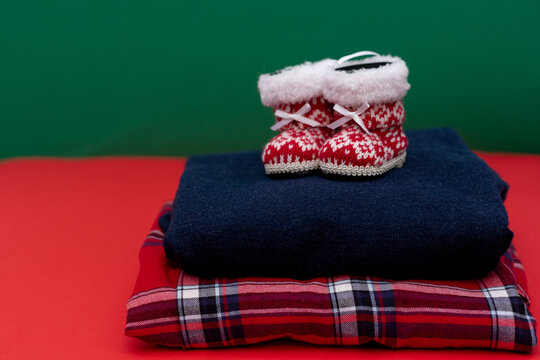 clothes packed for Christams season 