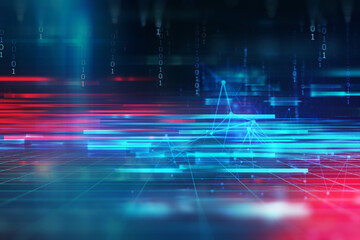 programming code abstract technology background of software developer and computer script