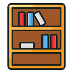 Canvas Print - Bookcase