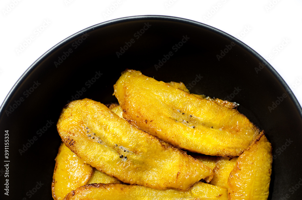 Ripe plantain fried usually found in some popular latin american dishes ...