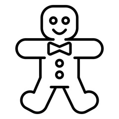 Canvas Print - Gingerbread Man 